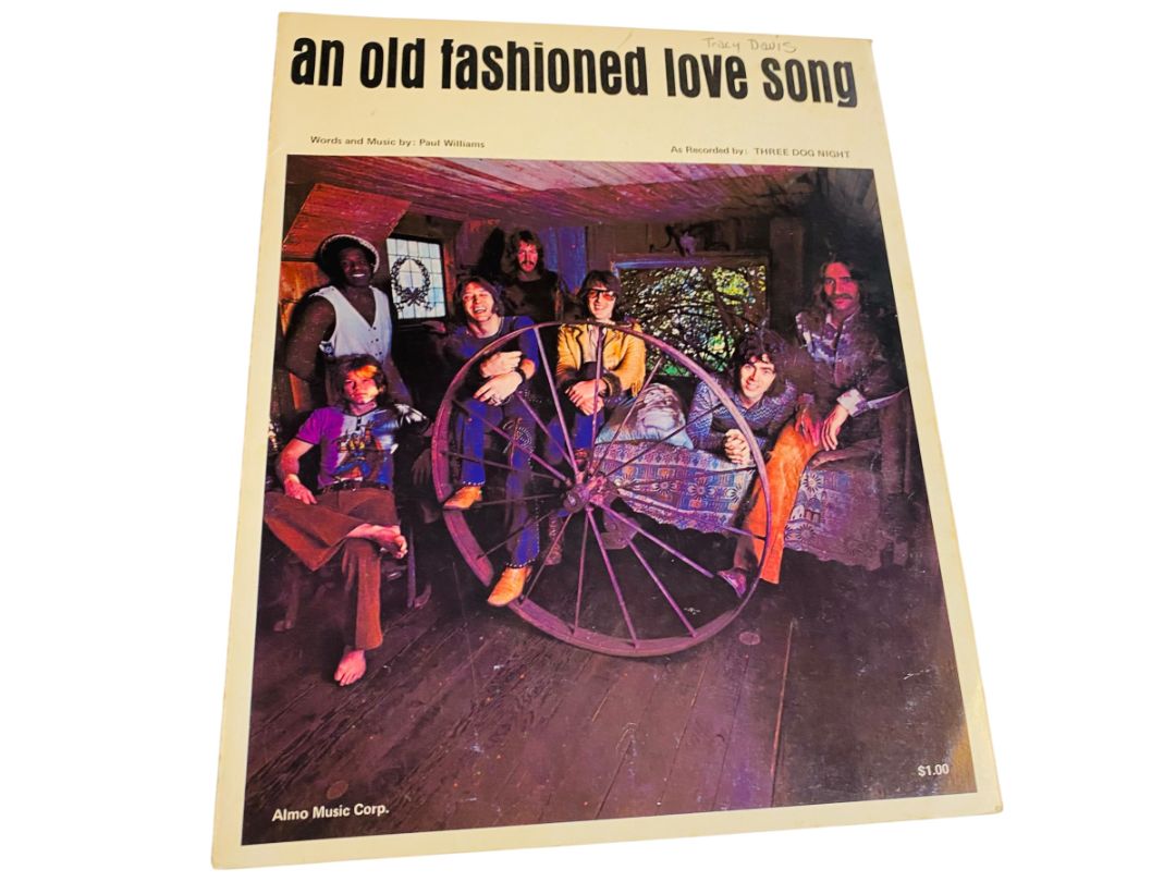1970 An Old Fashioned Love Song Three Dog Night Sheet Music Almo Music Corp