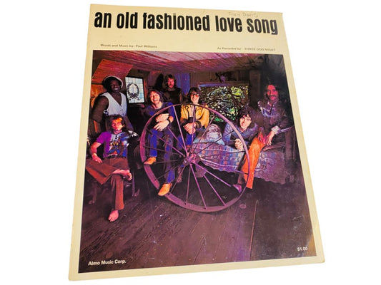 1970 An Old Fashioned Love Song Three Dog Night Sheet Music Almo Music Corp