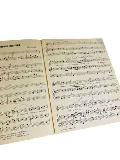 1970 An Old Fashioned Love Song Three Dog Night Sheet Music Almo Music Corp