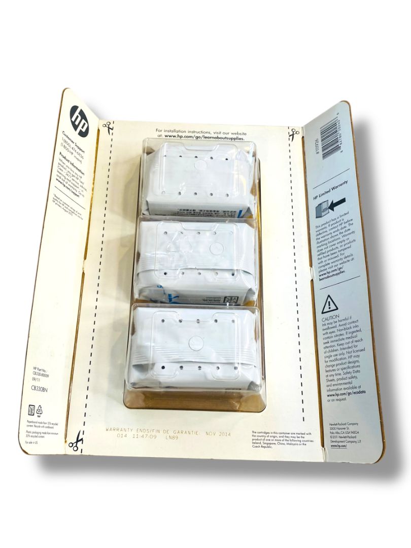 Genuine HP27 Black & 22 Tri-Color Ink Cartridges Combo-Pack Expired 2014