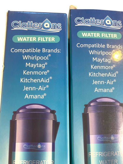 Clatterans Set of 2 Replacement Water Filter 3 EDR3RXD1 4396841 New