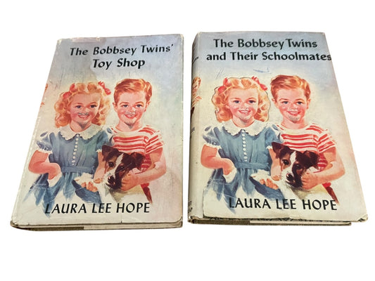 The Bobbsey Twins Lot of 2 Books Hardcover Laura Lee Hope