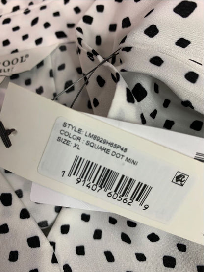 Size XL Liverpool Los Angeles Womens New Polka Dot Blouse Sleeveless