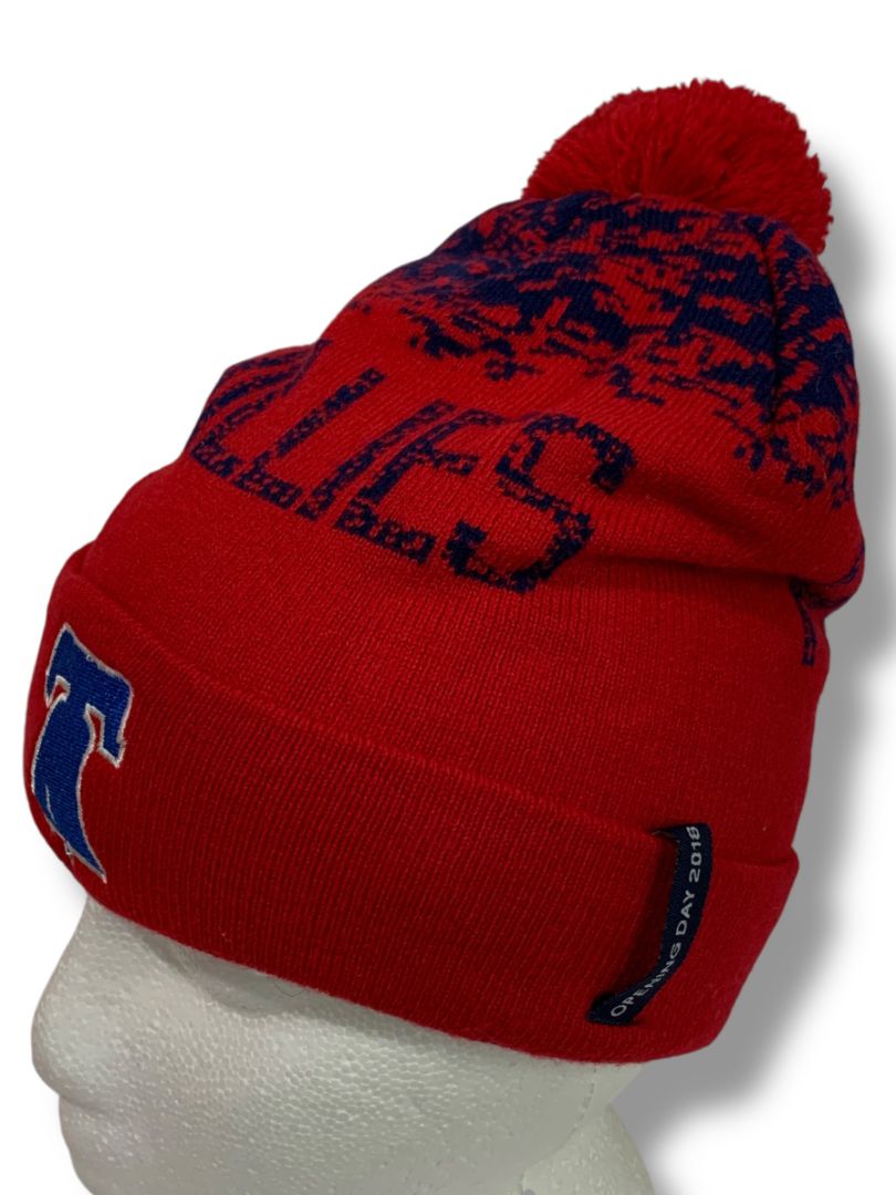 Philadelphia Phillies Red Pom Pom Nemours Opening Day 2018