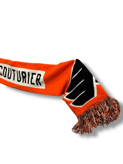 Philadelphia Flyers Sean Couturier Player Rare NHL Hockey Scarf Orange Black