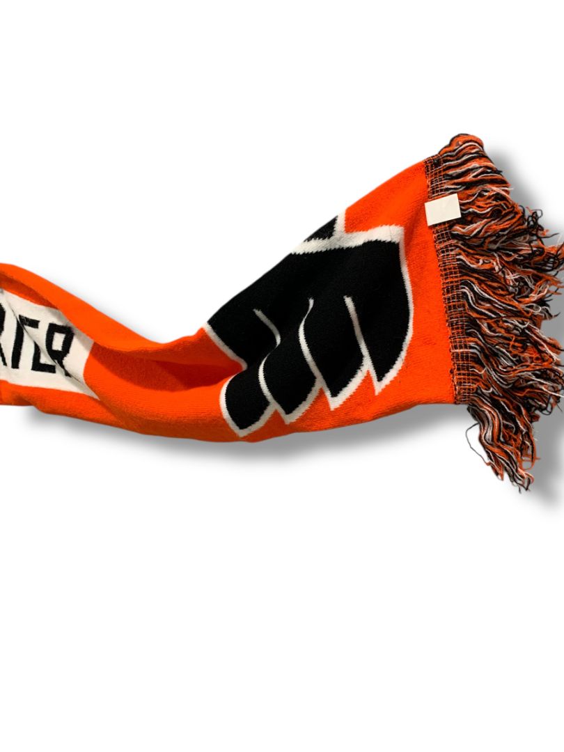 Philadelphia Flyers Sean Couturier Player Rare NHL Hockey Scarf Orange Black