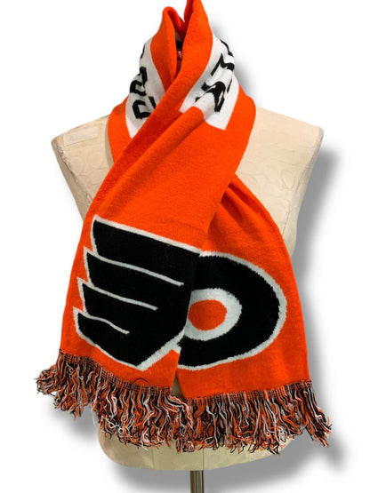 Philadelphia Flyers Sean Couturier Player Rare NHL Hockey Scarf Orange Black