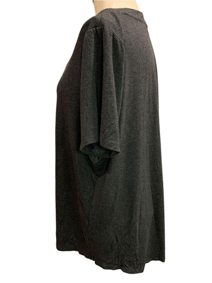 Size 1X Market & Spruce Womens Charcoal V-Neck Tshirt Soft
