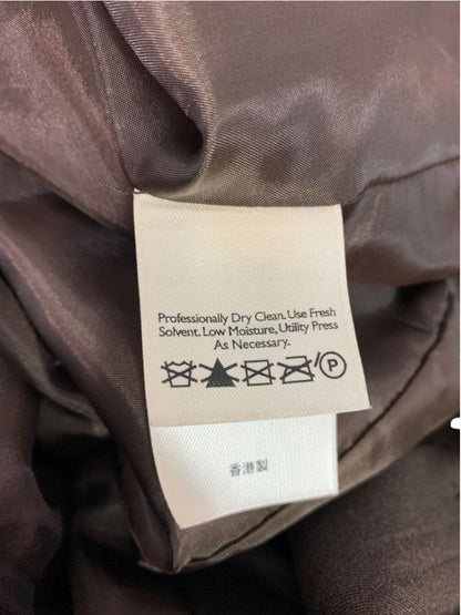 Size 20 Tall Eddie Bauer Womens Brown Button Up Jacket Blazer