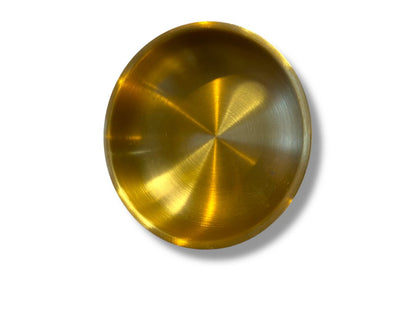 Goddess Provisions Golden Altar Bowl Smudging Incense Etched 3.5"