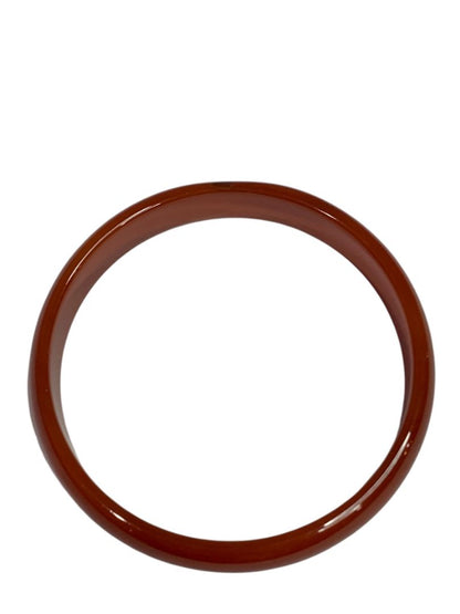 Amber Color Acrylic Bangle Bracelet 2.75" Inside Diameter .5"