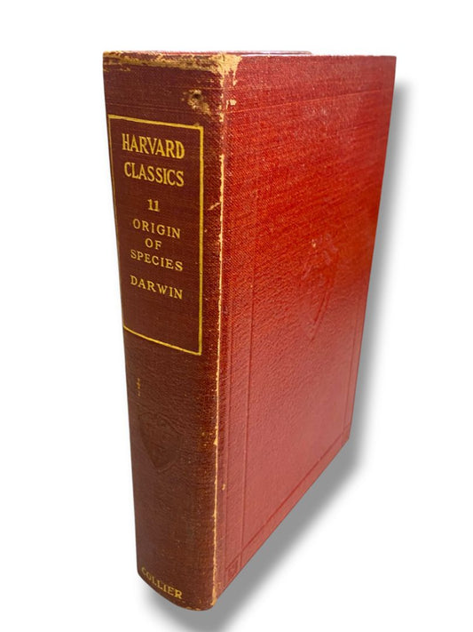 Harvard Classics 11 Origin of Species by Charles Darwin 1909 Deep Red Binding