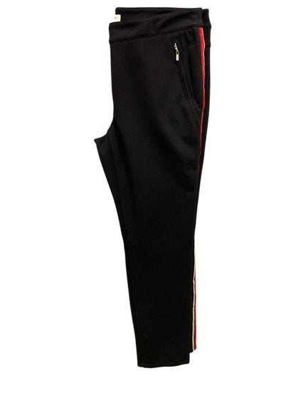 Size 42 (12 US) Gerry Weber Collection Black Side Stripe Red Scuba Fabric Pants