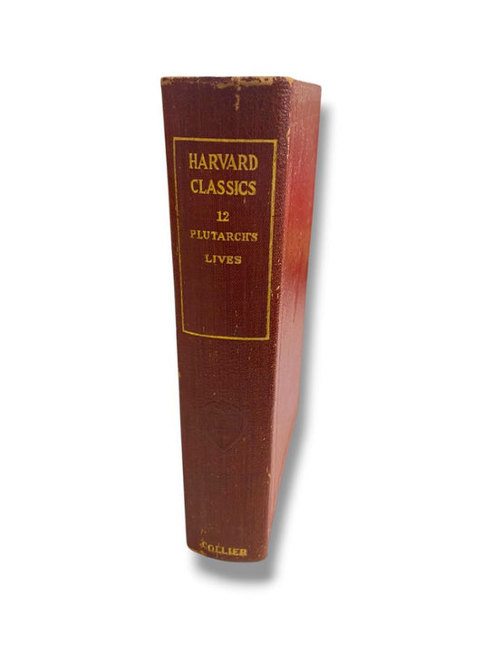 Harvard Classics 12 Plutarchs Lives 1909 Hardcover Book Collier & Son