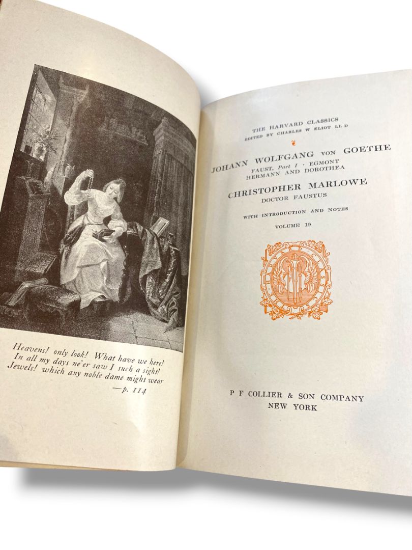 Harvard Classics 18 Modern English Drama 1909 Hardcover Book Collier & Sons