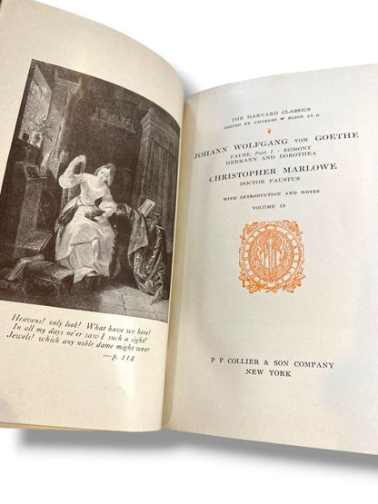 Harvard Classics 18 Modern English Drama 1909 Hardcover Book Collier & Sons