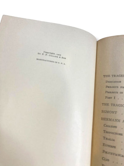 Harvard Classics 18 Modern English Drama 1909 Hardcover Book Collier & Sons