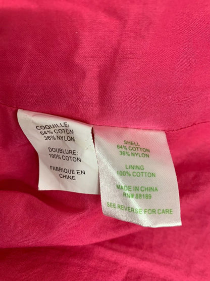 Size 2 Lilly Pulitzer Karina Hot Pink Lace Overlay Dress Lipstick Pink