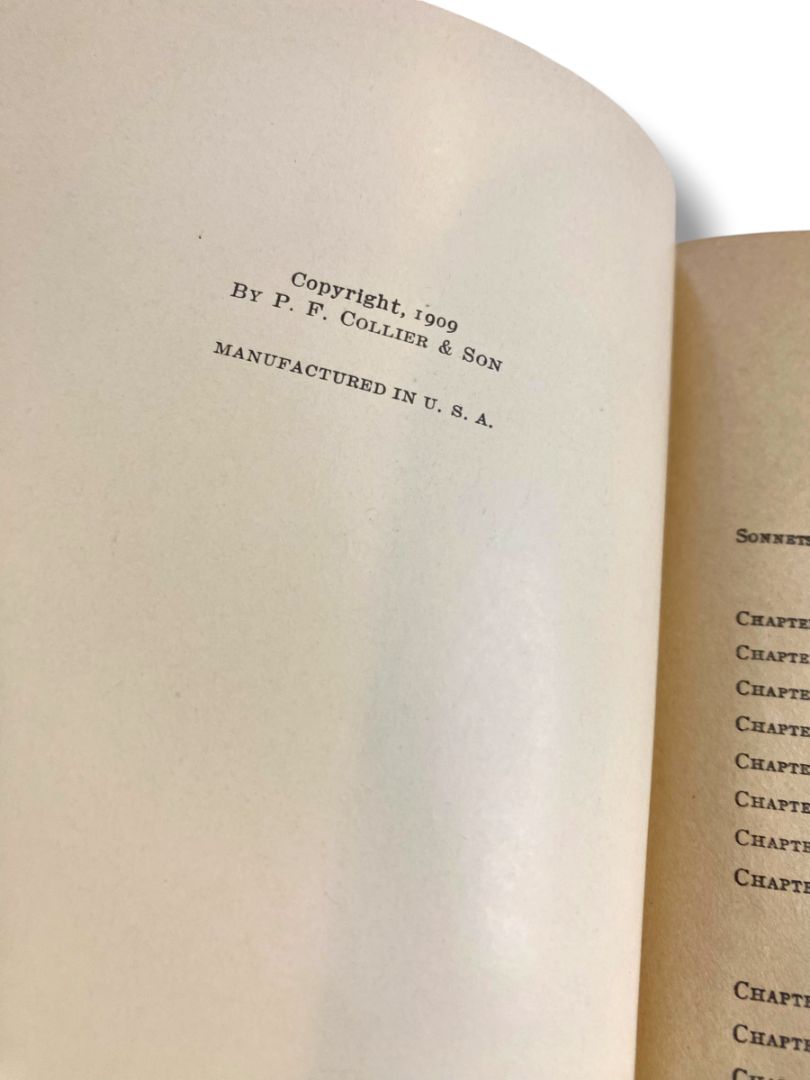 Harvard Classics 19 Faust Egmont Doctor Faustus 1909 Hardcover Book Collier & Sons