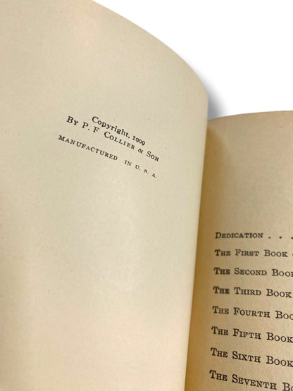 Harvard Classics 13 Aenid Virgil 1909 Hardcover Book Collier & Sons