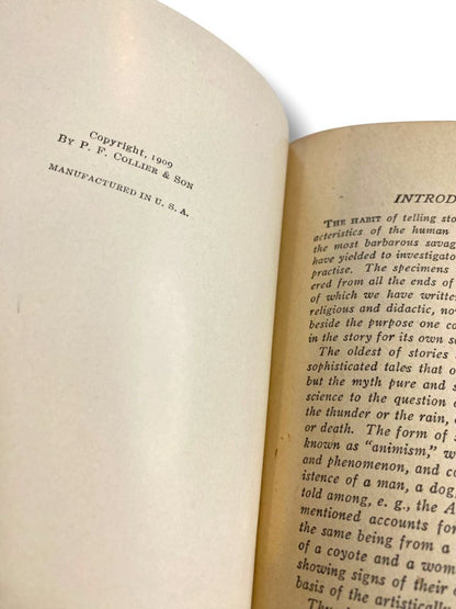 Harvard Classics 17 Folk-Lore and Fable 1909 Hardcover Book