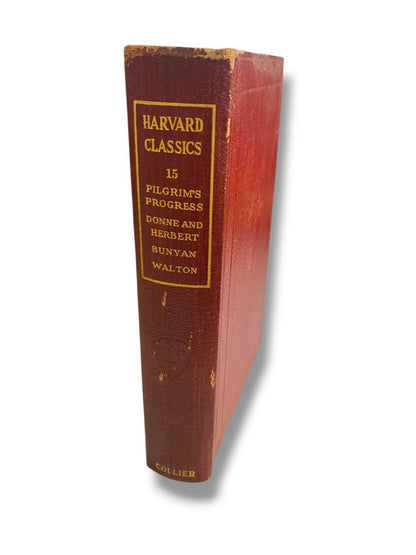 Harvard Classics 15 Pilgrims Progress Donne and Herbert 1909 Hardcover Book
