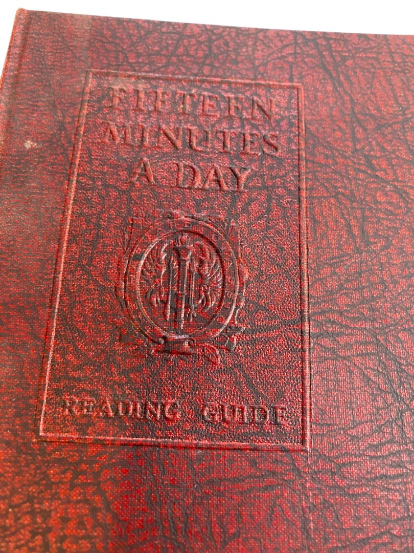 Fifteen Minutes A Day Reading Guide The Harvard Classics 1926 by Charles Eliot