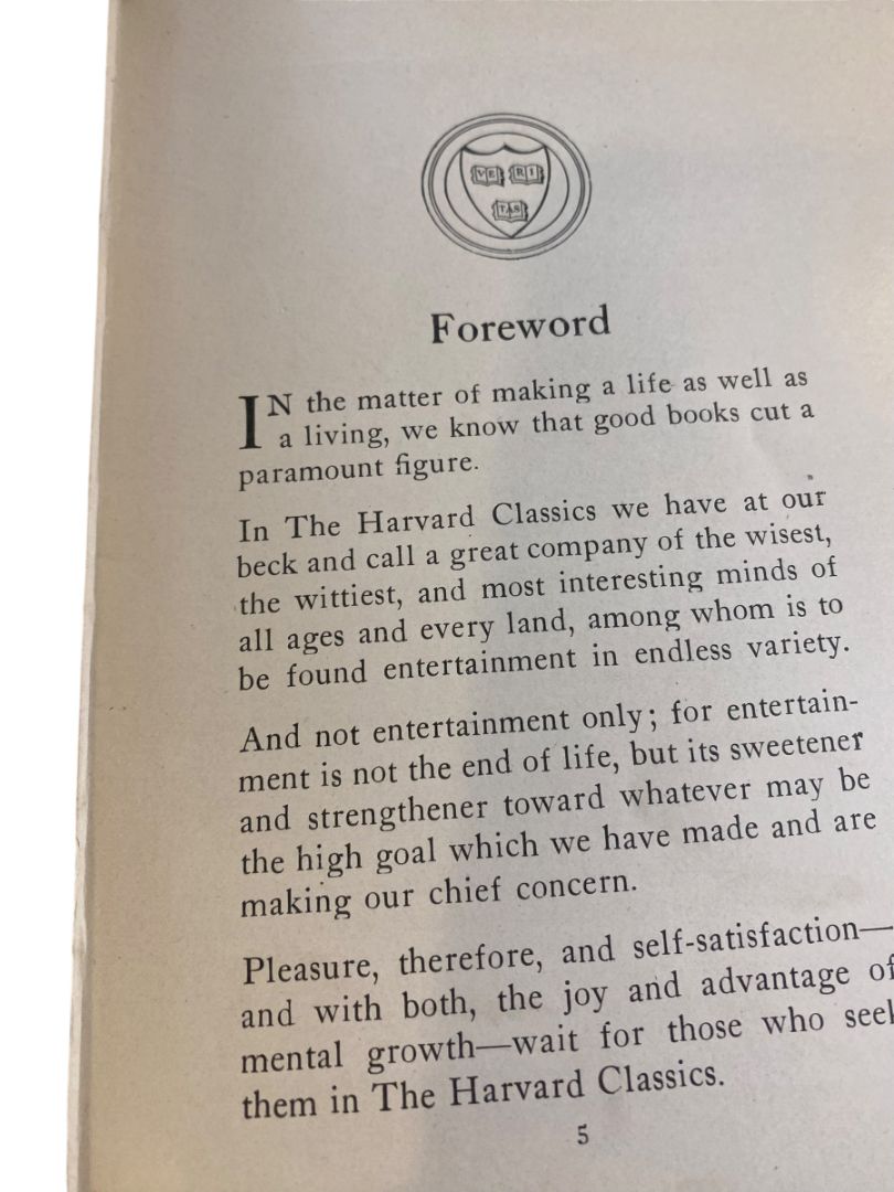 Fifteen Minutes A Day Reading Guide The Harvard Classics 1926 by Charles Eliot