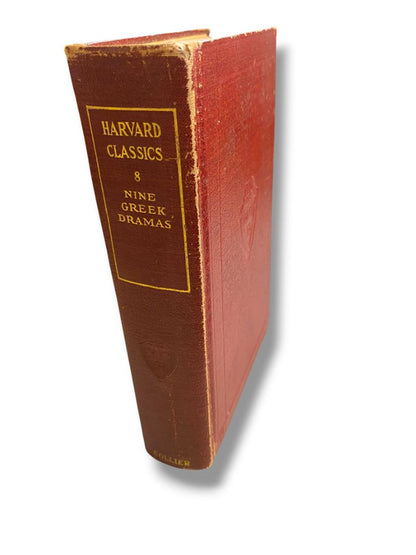 Harvard Classics 8 Nine Greek Dramas 1909 Hardcover Book Collier & Son