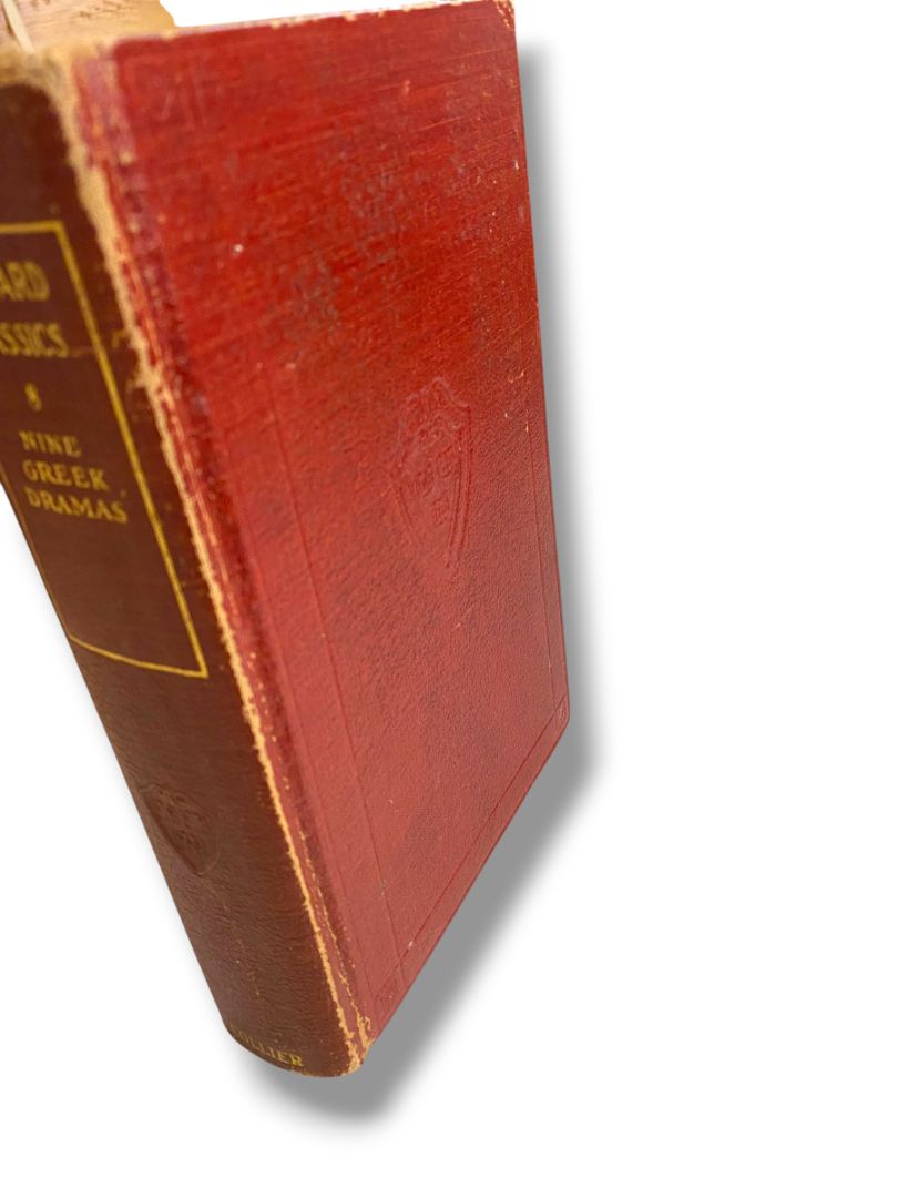 Harvard Classics 8 Nine Greek Dramas 1909 Hardcover Book Collier & Son