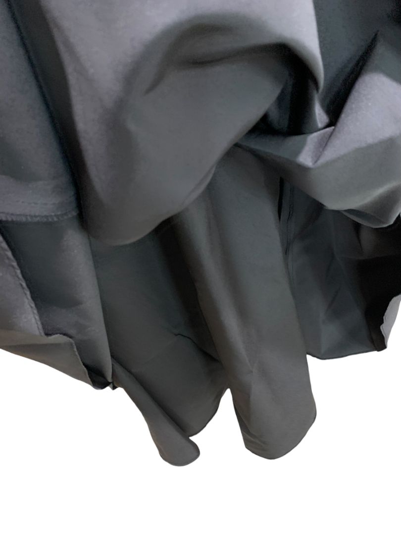 Size 18 Davids Bridal New Black Satin Ruched Waist Dress Knee Length
