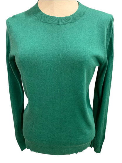 Medium Banana Republic Womens Emerald Green Crewneck Sweater