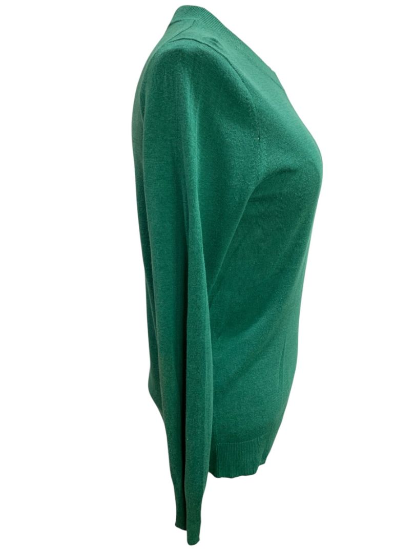 Medium Banana Republic Womens Emerald Green Crewneck Sweater