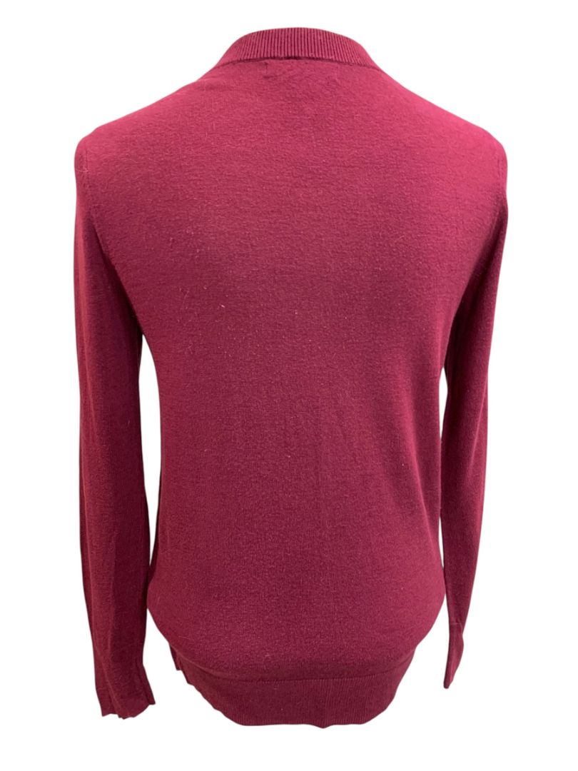 Medium Banana Republic Womens Merlot Crewneck Lightweight Sweater