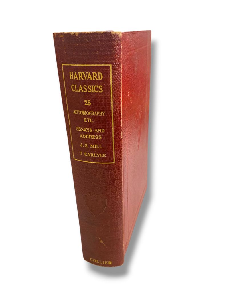 Harvard Classics 25 Autobiography Ets Essays and Address 1909 Hardcover Book
