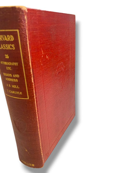 Harvard Classics 25 Autobiography Ets Essays and Address 1909 Hardcover Book