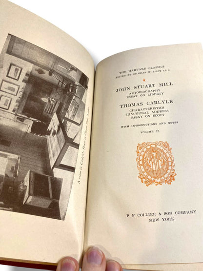 Harvard Classics 25 Autobiography Ets Essays and Address 1909 Hardcover Book