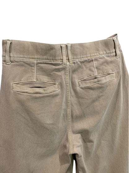 Size 4 American Eagle Womens Tan Stretch Jeans Super High-Rise Wide Leg