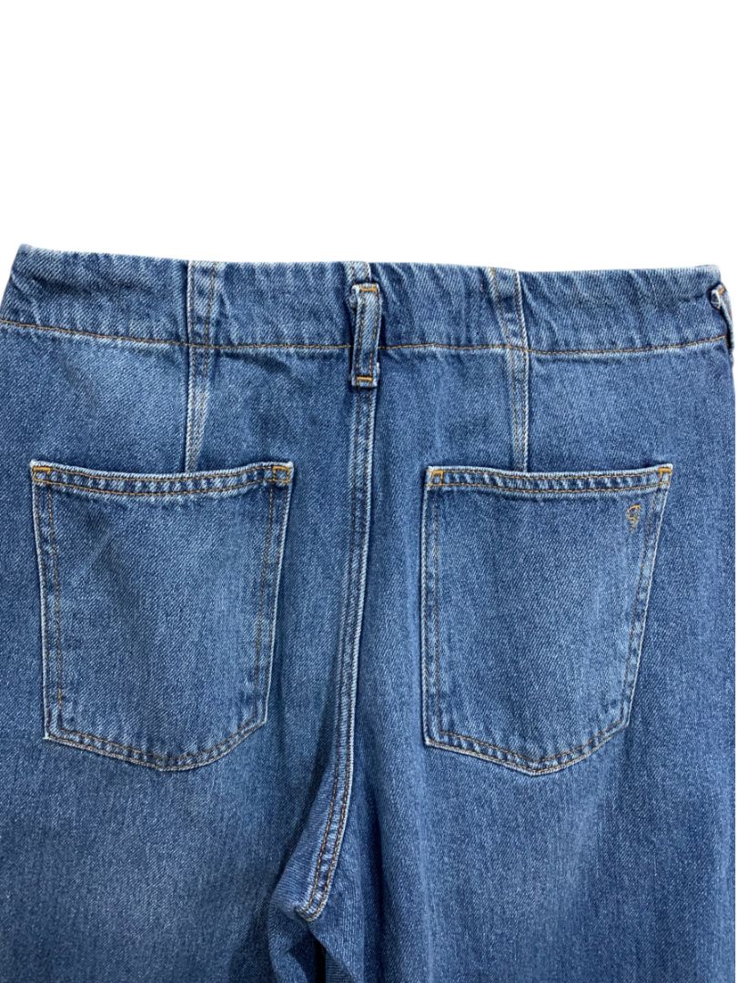 Size 27 Anthropologie Pilcro Georgia Full-Length High-Rise Barrel Jeans