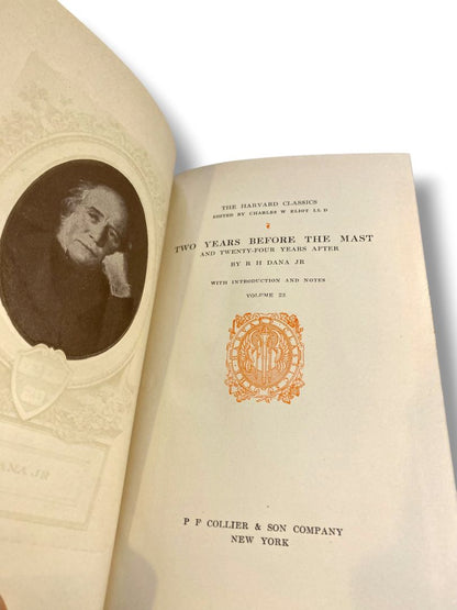 Harvard Classics 23 Two Years Before the Mast 1909 Hardcover Book Collier & Son