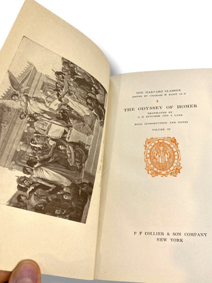 Harvard Classics 22 The Odyssey Homer 1909 Hardcover Book Collier & Son