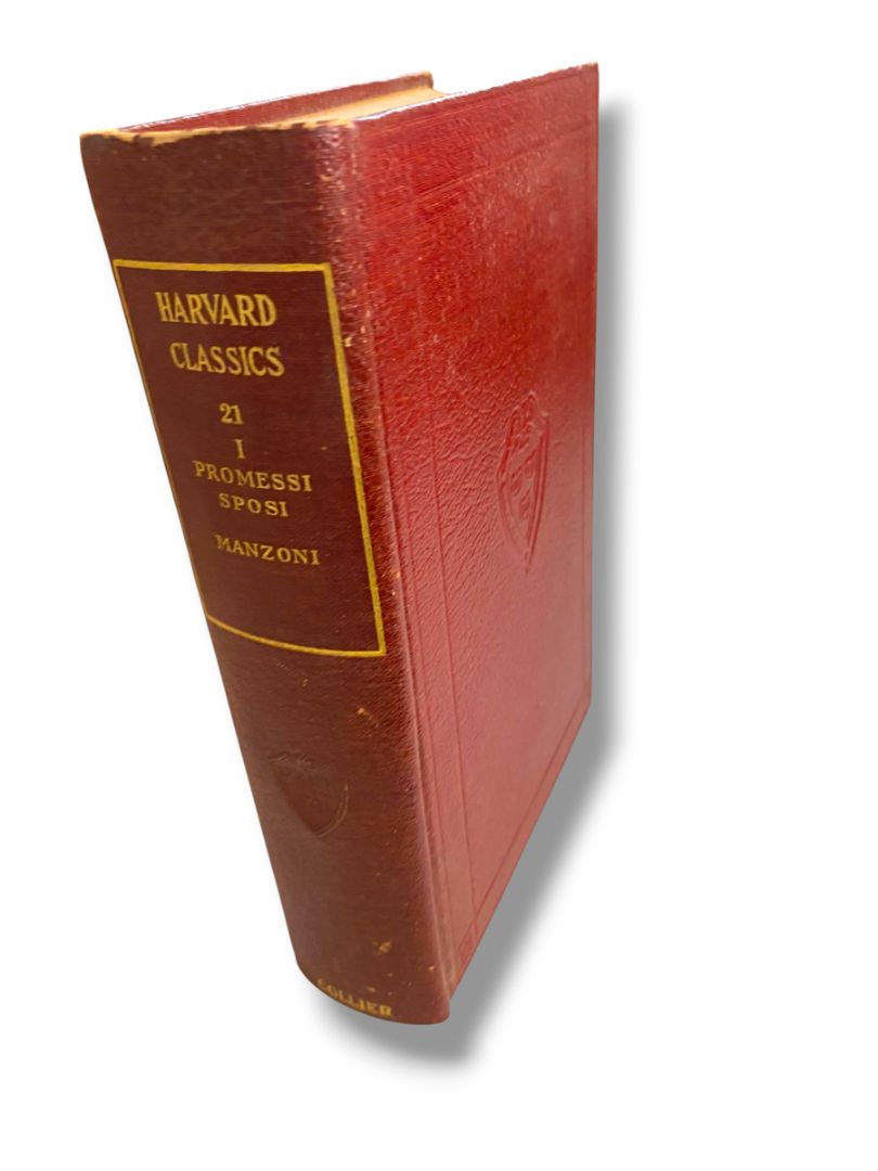 Harvard Classics 21 I Promesi Sposi 1909 Hardcover Book Collier & Son
