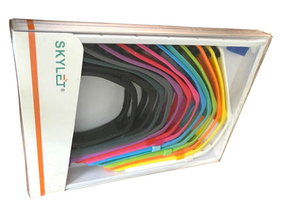 Skylet Pack of 13 Fitbit Replacement Wrist Bands Rainbow Assorted New