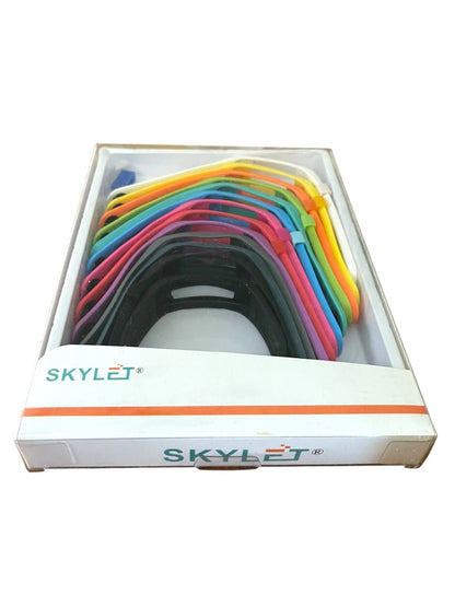 Skylet Pack of 13 Fitbit Replacement Wrist Bands Rainbow Assorted New