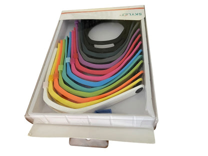 Skylet Pack of 13 Fitbit Replacement Wrist Bands Rainbow Assorted New
