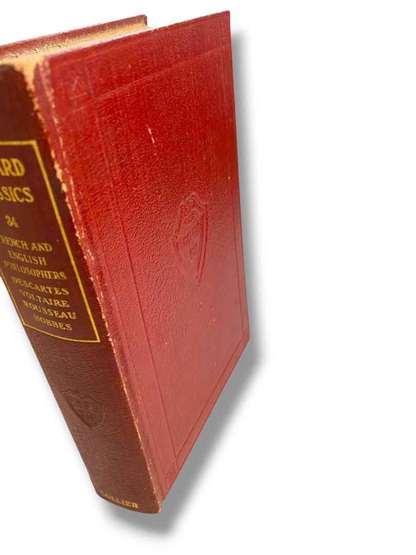 Harvard Classics 34 French and English Philosophers 1910 Hardcover Book Collier & Son