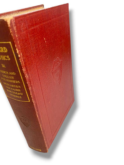 Harvard Classics 34 French and English Philosophers 1910 Hardcover Book Collier & Son