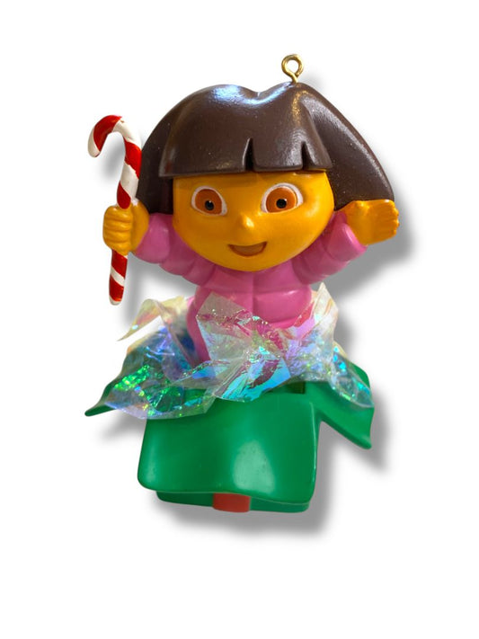 2006 Dora the Explorer in Box Holiday Ornament in Box  3.5"