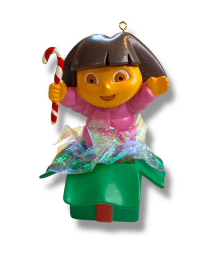 2006 Dora the Explorer in Box Holiday Ornament in Box  3.5"
