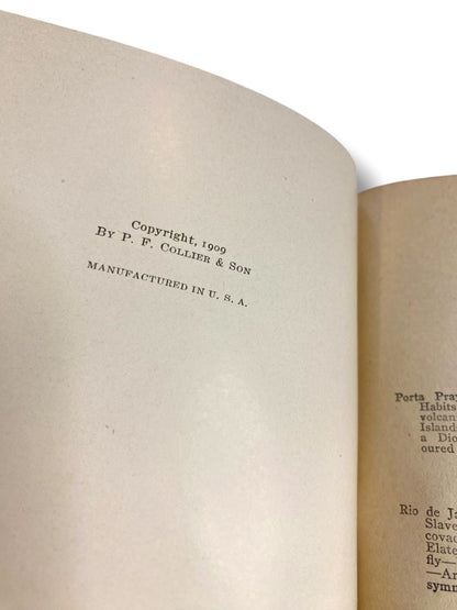 Harvard Classics 29 Voyage of the Beagle 1910 Hardcover Book Collier & Son